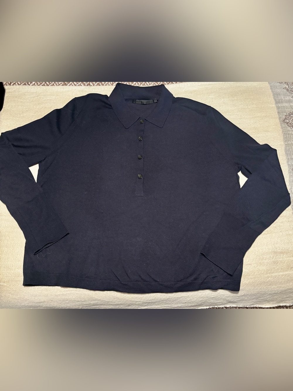 Jenni Kayne Grayson pullover lightweight merino wool size L - Picture 7 of 7